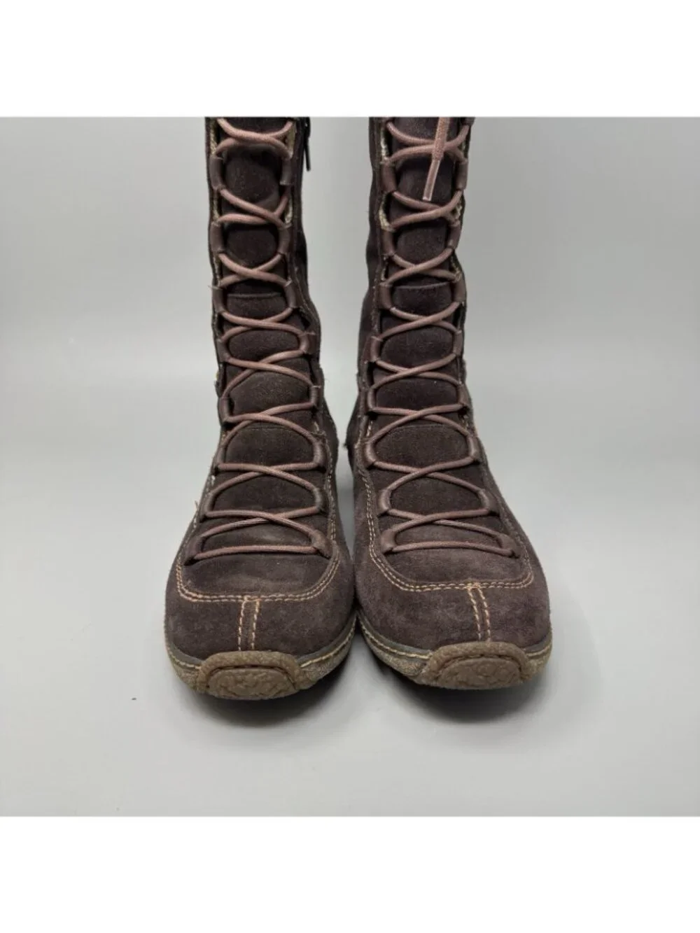 Timberland Womens 8.5 M Moorland Hollace Lace-Up Suede Waterproof  Snow Boots